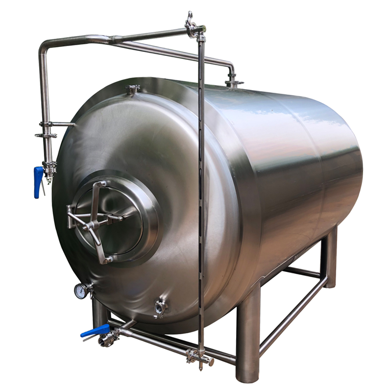 800L 1000L Novo design horizontal brilhante tanque de cerveja para equipamentos de armazenamento de cerveja artesanal em sistema de serviço de cerveja
