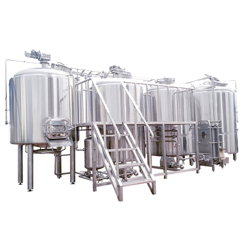 Equipamento de microcervejaria 6bbl 7bbl 8bbl 9bbl equipamento de fabricação de cerveja de aço inoxidável comercial