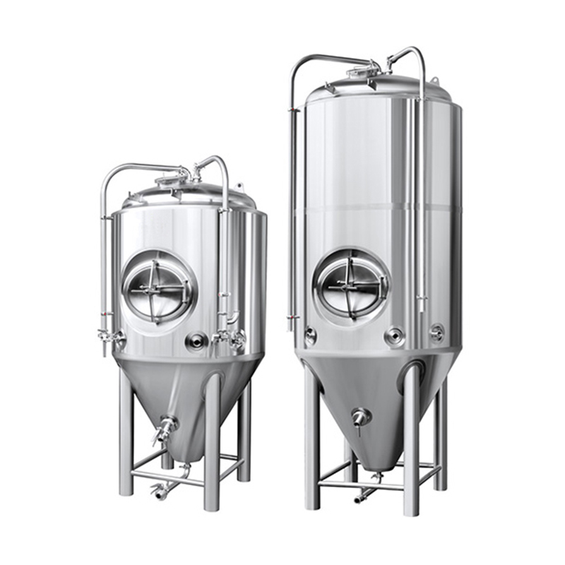 1000L 1500L 2000L 3000L 5000L 10bbl 15bbl 20bbl 30bbl 50bbl Jaqueta de covinhas de aço inoxidável Fermentador de cerveja Equipamento de fermentação de fermentação Tanque