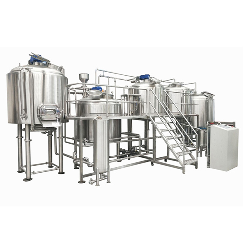 Máquina de fabricação de cerveja em aço inoxidável 2000L para casa, sistema de cervejaria, equipamento de cerveja